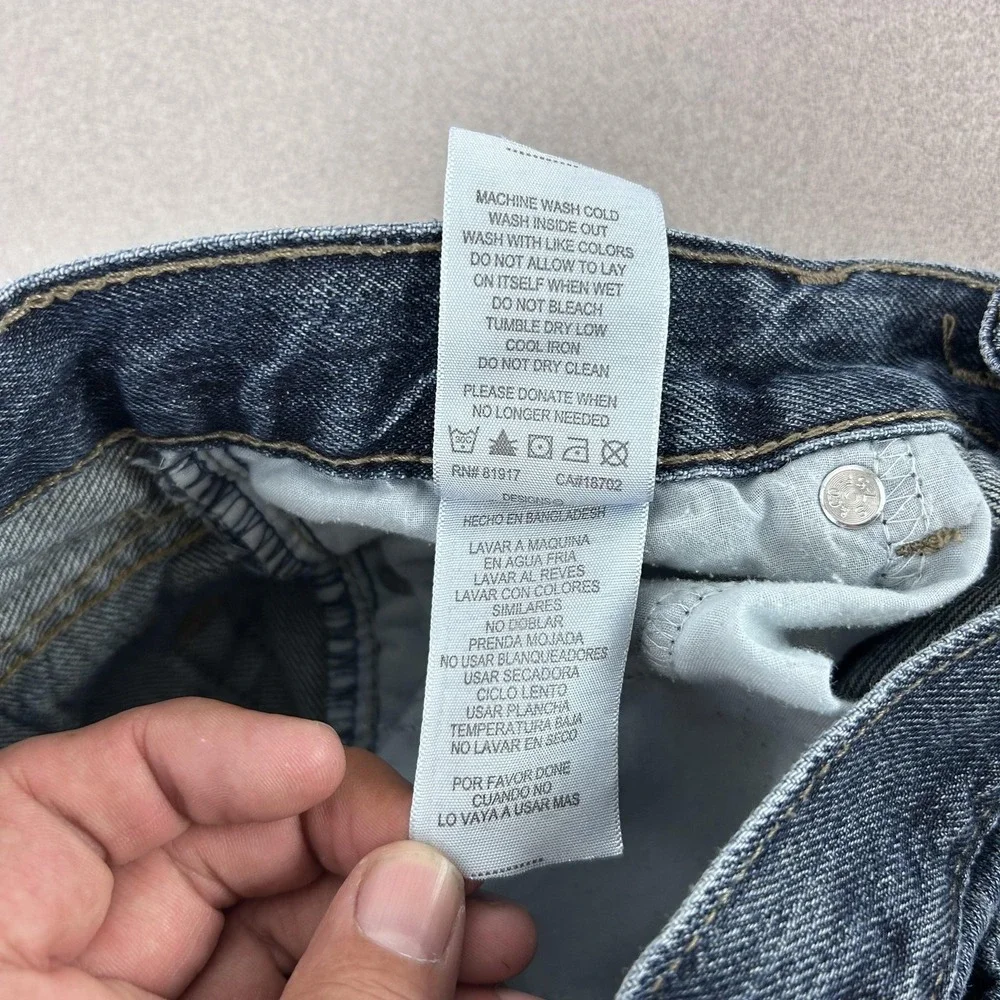 Levis 514 Jeans‎ Youth 14 Regular 27x27 Blue Medium Wash Straight Cotton Denim